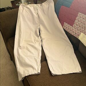 Victorias Secret wide leg 100% cotton light weight sweatpants pajama bottom.